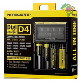 Carregador De Bateria Pilha Inteligente Nitecore D4 Aaaa, C