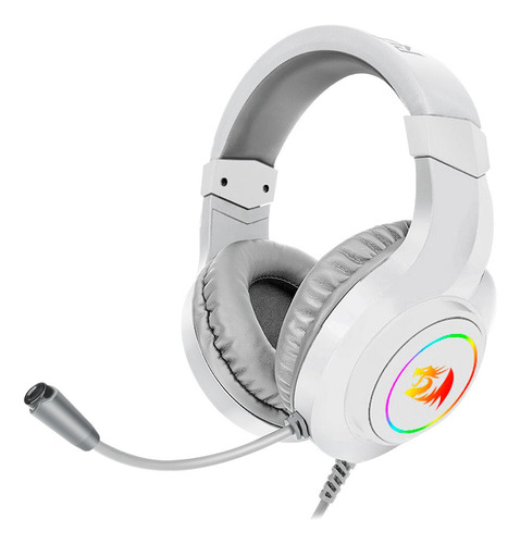 Headset Gamer Redragon Hylas H260-w Rgb - Branco