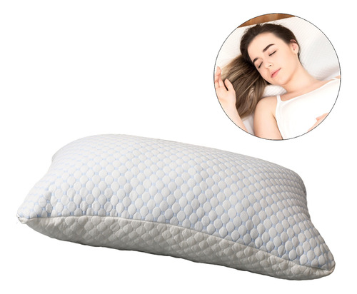 Almohada Lavable Ajustable Para Dormir Boca Arriba Y De Lado