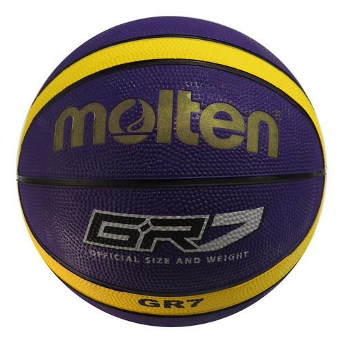 Balon Baloncesto Molten Bgr7 Caucho # 7 Color Morado