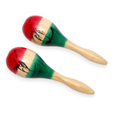 Maracas Musical Infantil De Madera Pack De 10, Envio Gratis