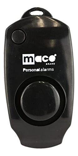 Mace Llavero De Alarma Personal De Marca (negro)  Emite Una