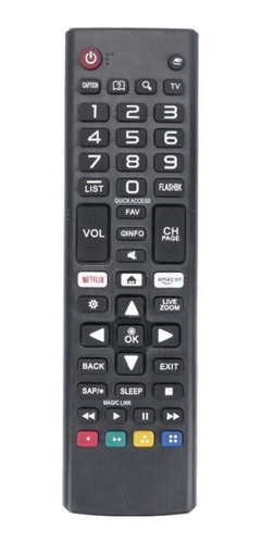 Control Remoto Para LG Smart Tv  3d Netflix Amazon