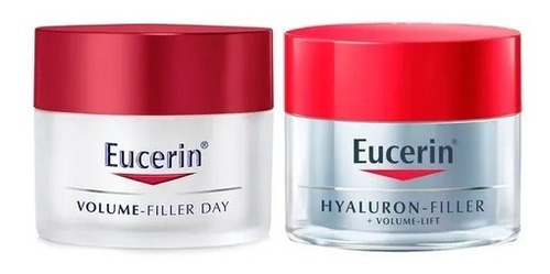 Combo Eucerin Hyaluron-filler Volume Lift Crema Noche + Dia
