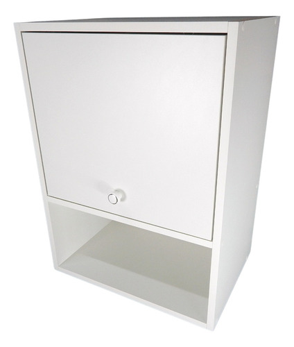 Armário Aéreo Parede Cozinha Lavação 46cm Mdf Branco Montado