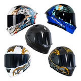 Casco Moto Abatible Erok Certificado Dot Mica Regalo Humo