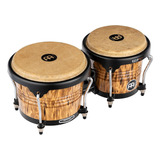 Set De Bongo Tambor De Mano 6.75  Y 8  Cascos De Madera...