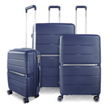 Set 3 Maletas Azul Xpos Swiss Bag