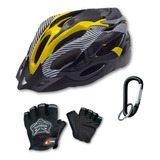 Casco Bicicleta + Guantes + Regalo.