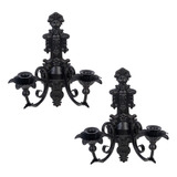 Candelabro (juego De 2) - Decoracion De Pared De Metal, Deco