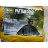 Poncho Amarillo Capa Para Lluvia Agua Waterdog Ps15