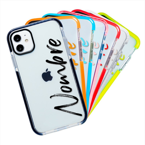 Funda Para iPhone Ultra Impacto Personalizada Con Tu Nombre