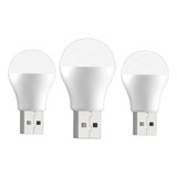 5 Mini Focos Luz Led Usb De Noche Para Computadora 