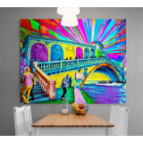 Cuadro En Lienzo Comedor Venecia Colores 001 50x40cm