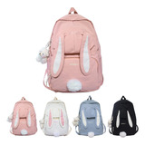 Mochila Bad Bunny, Mochila De Conejito Para Niñas L