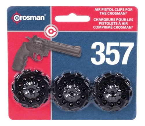 Kit De 3 Cargadores Diábolos 407t Pistola Vigilante Crosman