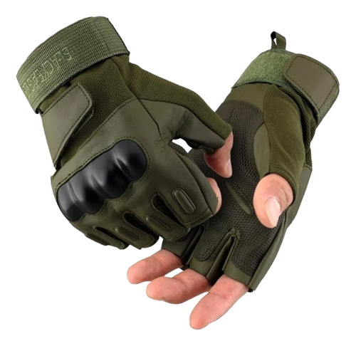 Guantes Cortos Tácticos Para Bicicletas Moto Airsoft