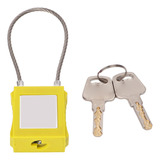 Kit Amarillo 12# Lockout Tagout, Candados De Acero Con Grill