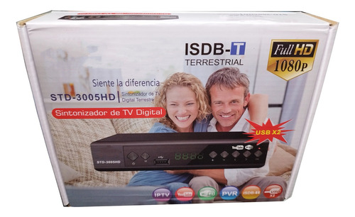 Decodificador TV Digital Sintonizador Tvd Full Hd Isdb-t