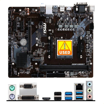 Dz Placa Madre Msi A320m Pro-m.2 V2 Amd Am4 Ddr4 Nvme M.2