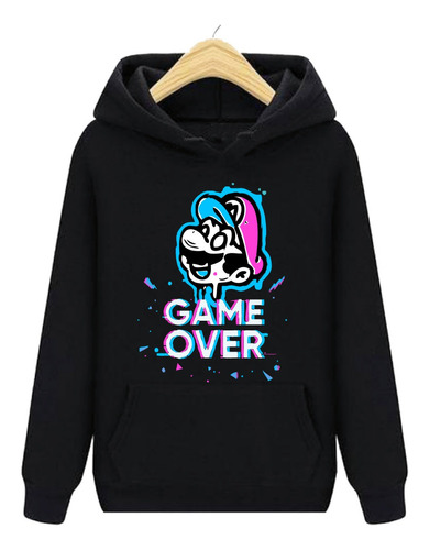 Buso Chompa Algodon  Personalizado Video Juegos Game Over 