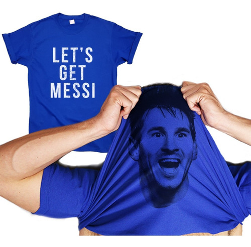 Lionel Messi Playera Jersey Argentina Champions Barcelona