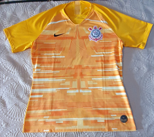 Camisa Corinthians 2019 Goleiro Jogador Amarela