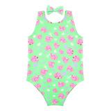 Kit 10 Maiô Body Juvenil Infantil Menina Praia Passeio