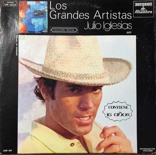 Disco Lp. Julio Iglesias Los Grandes Artistas