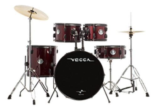 Bateria Vogga Urban Completa Bumbo 20 Vpd120 Wr Vinho