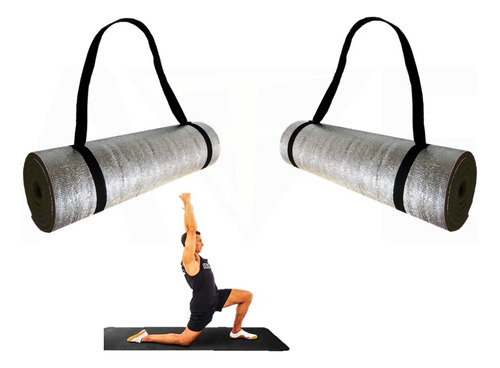 Colchoneta Yoga Mat Pilates Gruesa X2 Unds Para Ejercicio