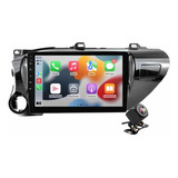 Estéreo Toyota Hilux 16-23 Carplay Android Auto 4+64 8 Core