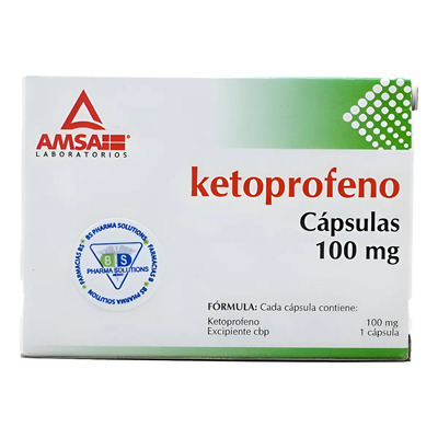 Ketoprofeno 100mg C\u002F15 Cápsulas Amsa | MercadoLibre