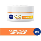 Creme Facial Antissinais Q10 Energy Dia Fps15 50g Nivea Tipo De Pele Normal