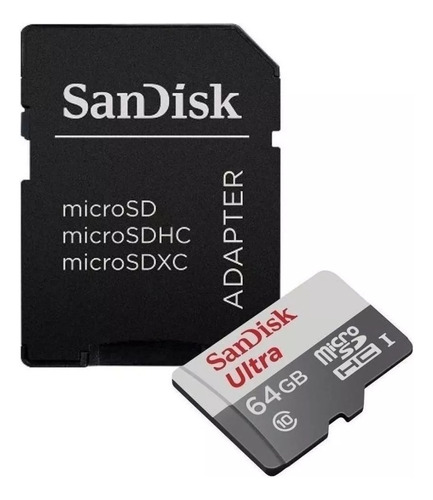 Memoria Micro Sd Original Sandisk  64gb Clase 10