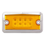 Plafon Tipo Famsa 8 Leds Luz Fija/estrobo Bisel Cromado