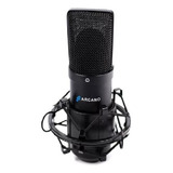 Microfone Condensador Usb Am-black-1   Semi Novo,