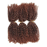 6 Paq Marlybob Crochet Hair Afro Kinky Curly Hair Crochet Cr
