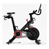 Bicicleta Fija Peloton Bike Para Spinning Color Negro Y Rojo 100v/240v