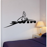 Vinilo Decorativo Chico Swim Pared Mas Diseños 4u