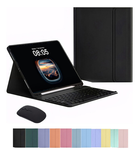 Capa E Teclado Bluetooth E Mouse Para iPad 6ª/ Pro/ Air2 9,7