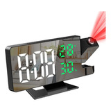 Reloj Digital Led Proyector Con Pantalla De Temperatura