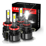 14000lm Kit Focos Led H11 9005 Haz Alto Y Bajo Para Chevy