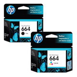 Cartucho Hp 664 Negro + Color Combo 2675 2135 3635 3775 4675