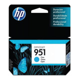 Cartucho Hp 951 Cyan Cn050al Hp 8600 8620 8610