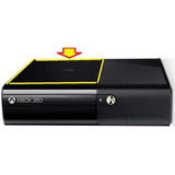 Skin Adesivo Xbox 360 Super Slim Fibra De Carbono Só 1 Parte