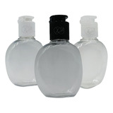 50 Botella Envase 30 Ml P/ Gel Antibacterial Tapa  Flip Top