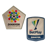 Set 2 Parches Liga Betplay 2023 Dimayor Camiseta Millonarios