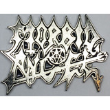 Morbid Angel Logo Tipografic Metal Pin + Stock Rmp