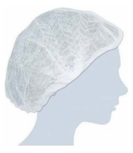 Gorro / Cofia Blanca Desechable - Pack 100 Unidades